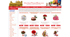 Desktop Screenshot of amritsarflowershop.com